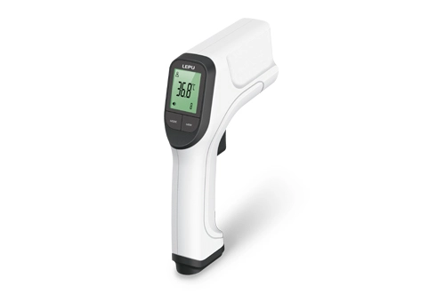Termometro infrarosso di temperatura della fronte del corpo di non contatto di febbre di Lepu per la famiglia clinica medica