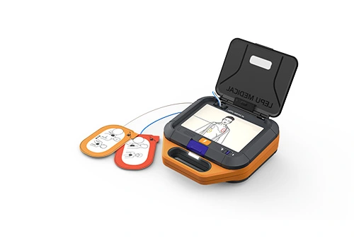 Lepu LeAED®Defibrillatore esterno automatizzato per macchina dae portatile di grado medico per pronto soccorso CPR con IP55 impermeabile e antipolvere